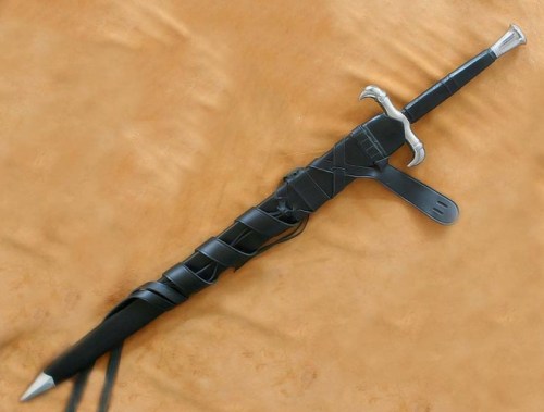 Guardian with upgraded scabbard and belt