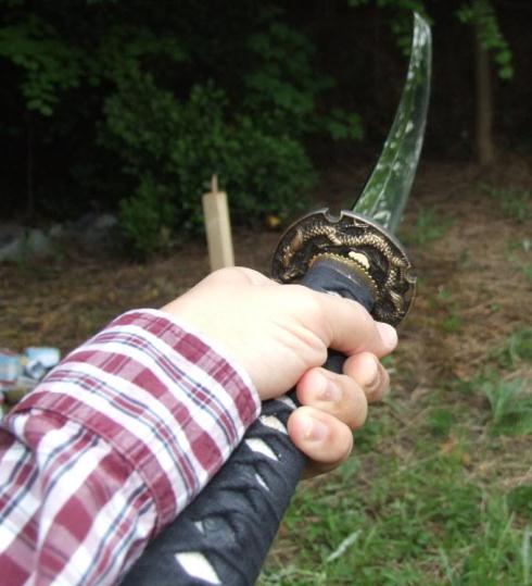 Completed Sword in Hand