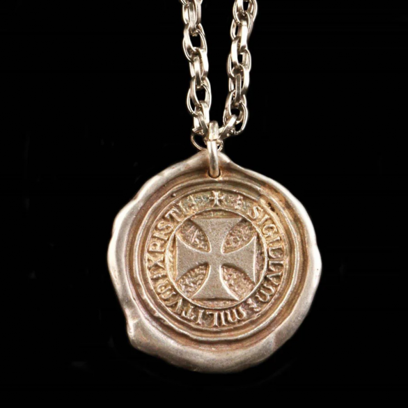 Windlass Seal of the Knights Templar Pendant