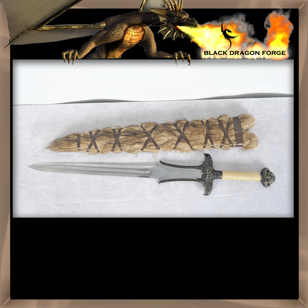 SBG Black Dragon Forge ELITE Damascus Steel Atlantean Sword of Conan the Barbarian 1