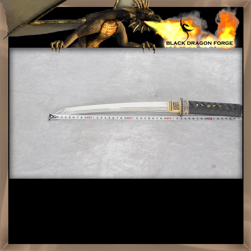 SBG Black Dragon Forge Red Belly Black Snakes - Ko Katana and Tanto Set 6