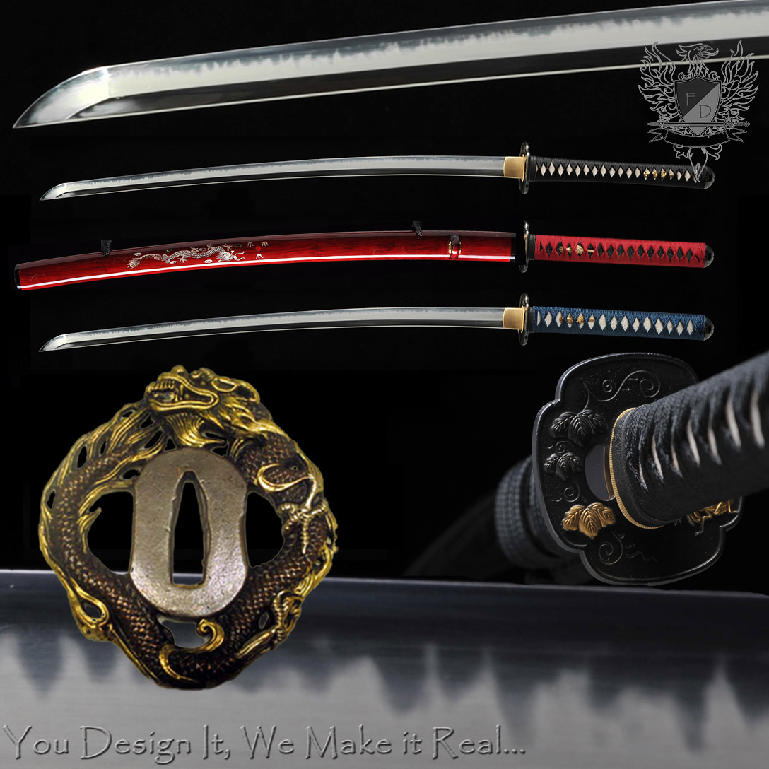 This beautiful handmade katana-style knife is an absolute