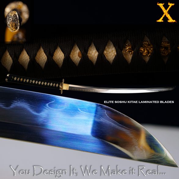 Project X Next Generation Elite Soshu Kitae Laminated Custom Katana (MkIV)