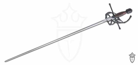 Kingston Arms Black Swept Hilt Rapier
