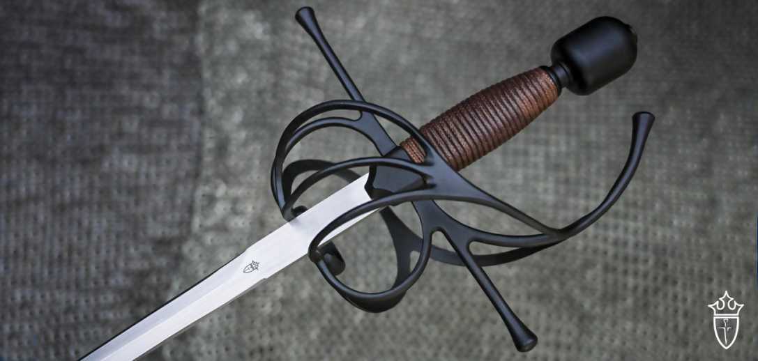 Kingston Arms Black Swept Hilt Rapier 2