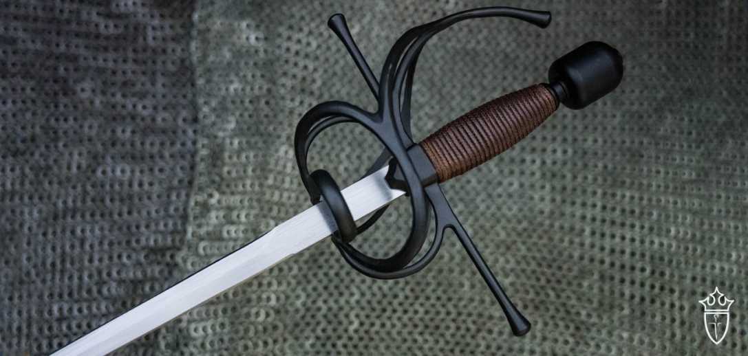 Kingston Arms Black Swept Hilt Rapier 3
