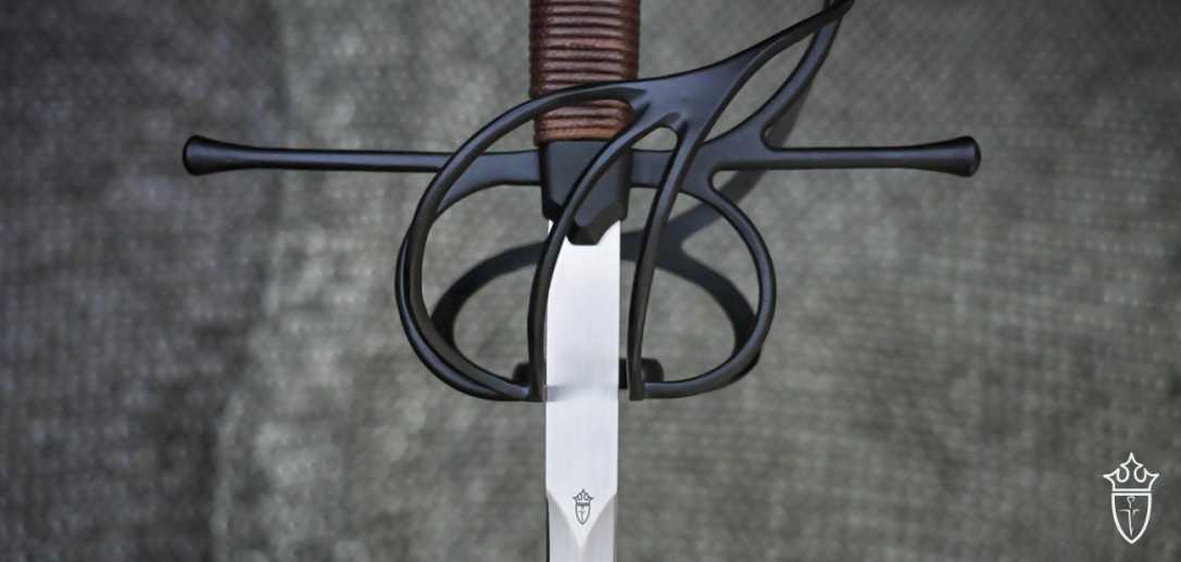 Kingston Arms Black Swept Hilt Rapier 4