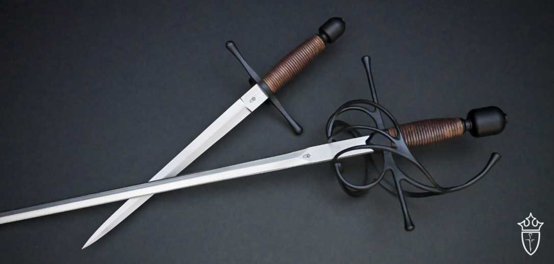 Kingston Arms Black Swept Hilt Rapier 9