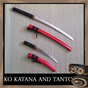 SBG Red Belly Black Snakes - Ko Katana and Tanto Set 2