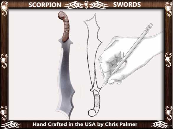 Scorpion Swords Custom Made Sword