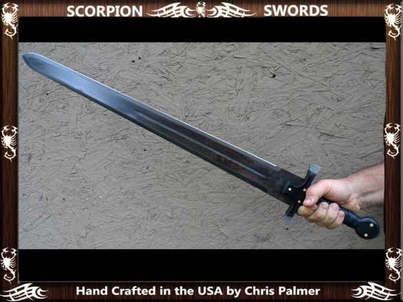 Scorpion Swords Dark Knights Templar Sword
