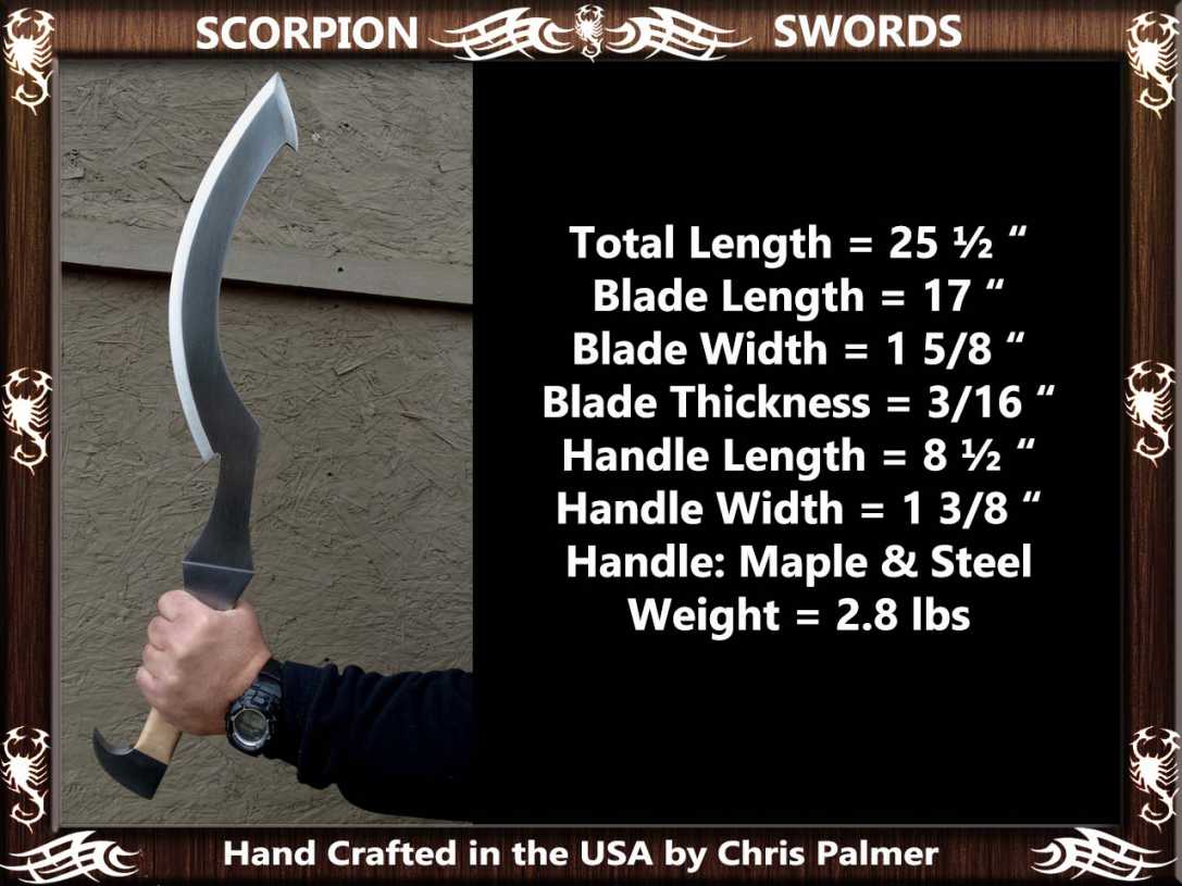 Scorpion Swords Khopesh Sword of the Nile 4