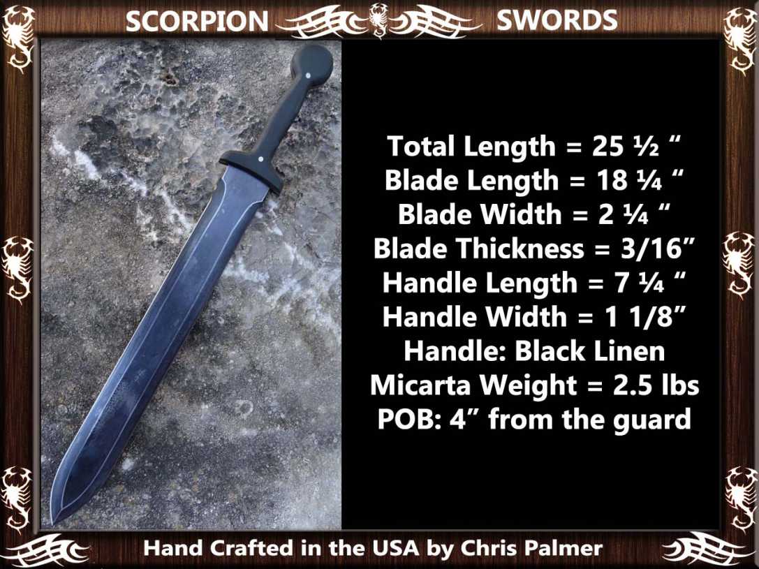 Scorpion Swords Tactical Gladius 6