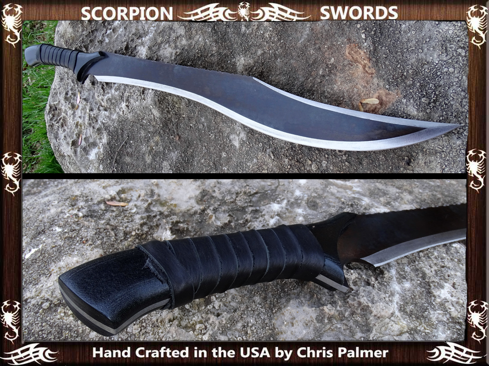 Scorpion Swords - Dune II Inspired Sword of Feyd-Rautha 4
