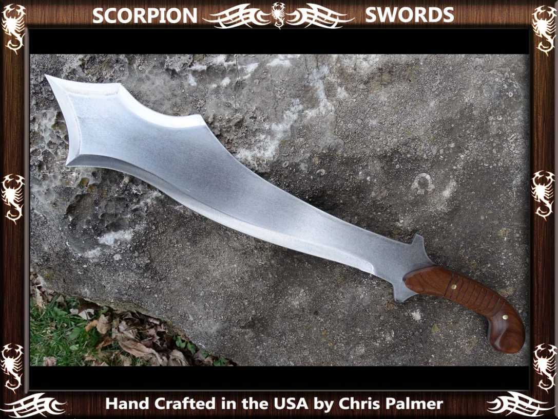 Scorpion Swords Maciejowski Bible Fantasy Chopper 3
