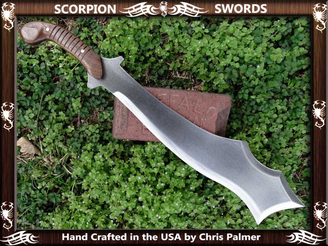 Scorpion Swords Maciejowski Bible Fantasy Chopper 6