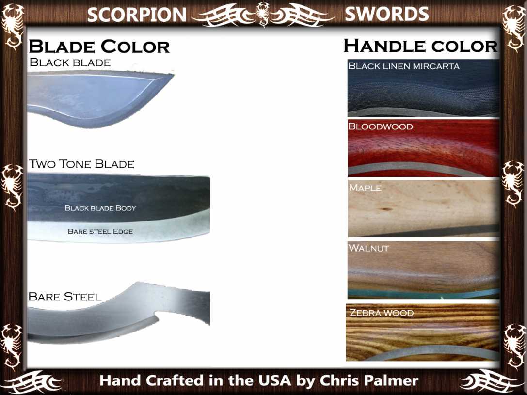Scorpion Swords Custom Made Sword 2