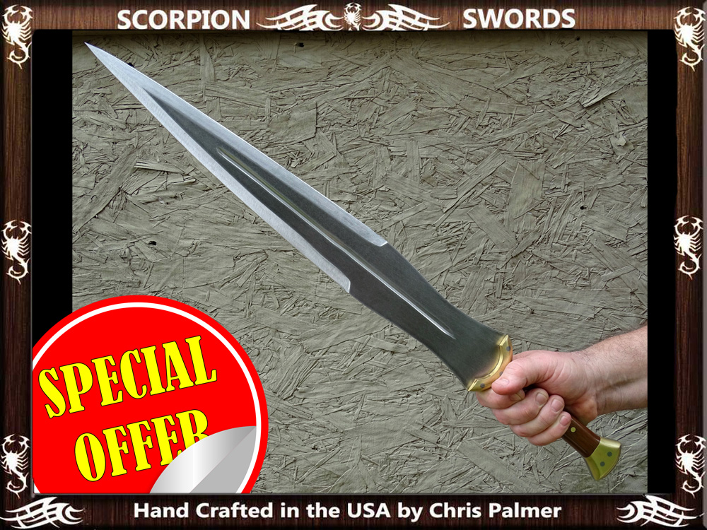 Scorpion Swords - Discounted Fantasy Celtic Sword with Sheathe