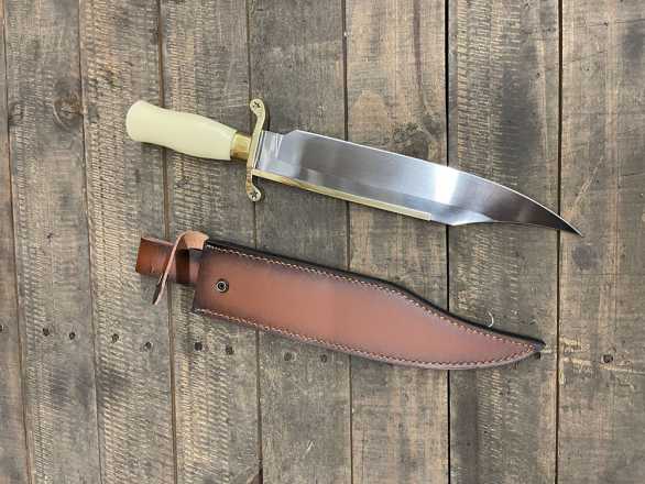 5cr15mov Stainless Steel White Handled Classic Bowie Knife