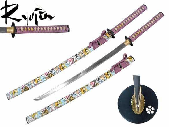 Ryujin 1045 Carbon Steel 'Popping Pink' Art Sword