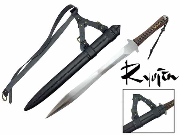 Ryujin 1060 Carbon Steel Tactical Wasp Waisted Gladius