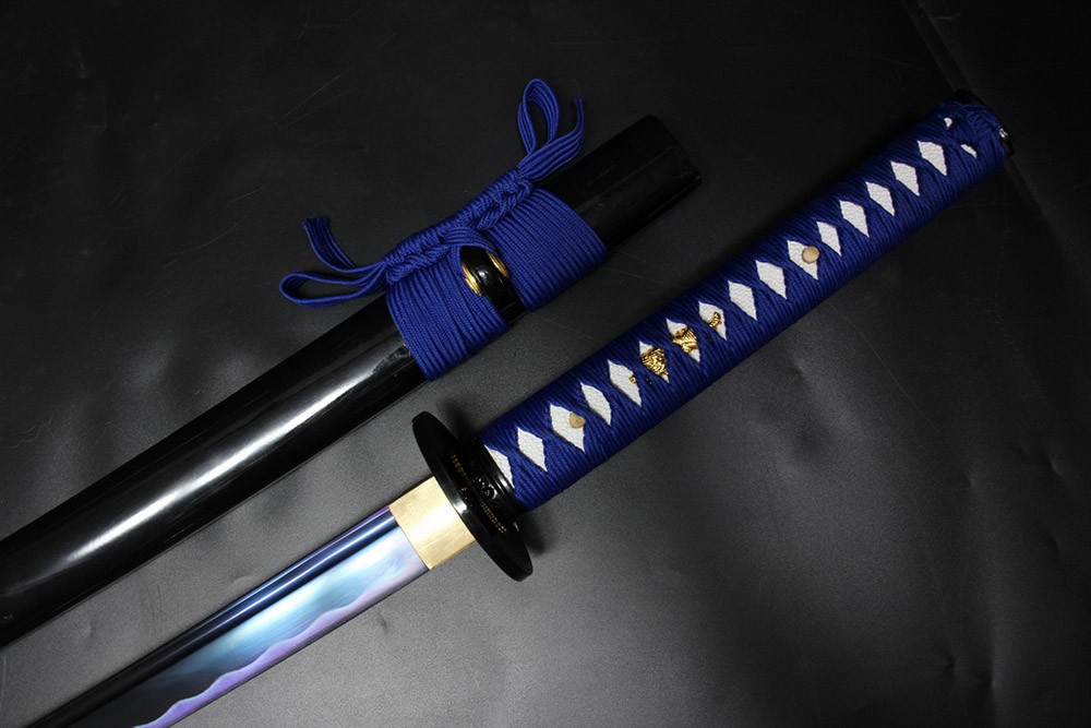 Ryujin 1045 Carbon Steel Blue Geisha Art Sword 1