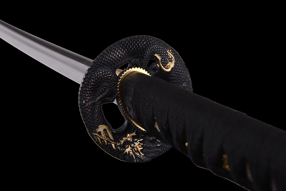 Ryujin 1045 & 1060 Carbon Steel Damascus Dragon Katana 2