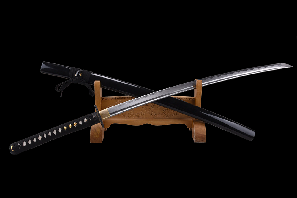 Ryujin 1045 & 1060 Carbon Steel Damascus Dragon Katana 9