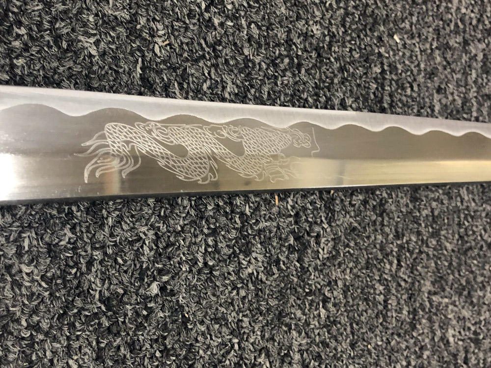 Ryujin 1045 Carbon Steel Ninjato Art Sword 8