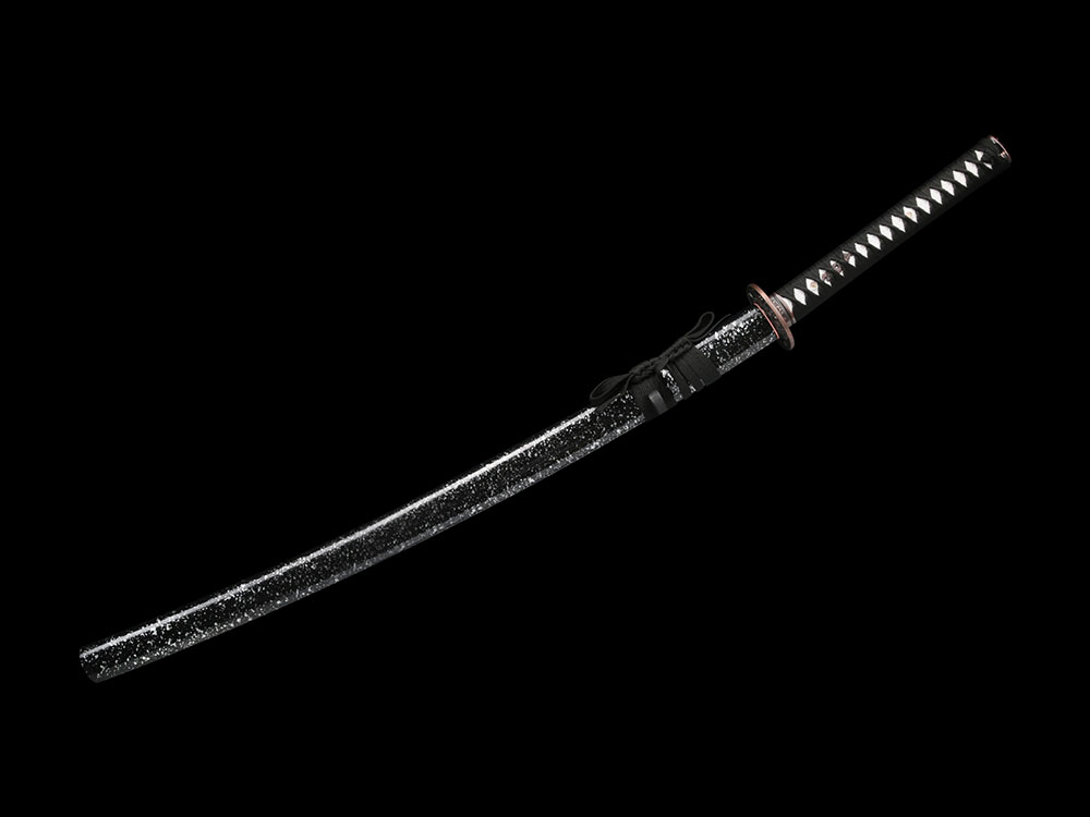 Ryujin 1045/1060 Carbon Steel Folded 'Damascus Demon Tooth' Art Sword 10