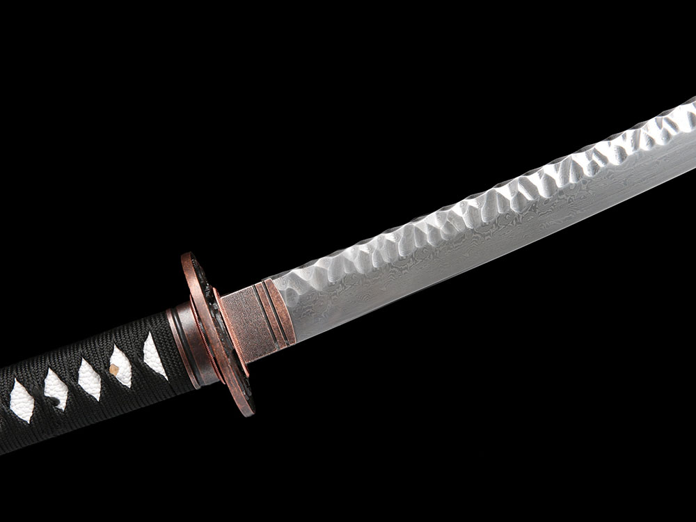 Ryujin 1045/1060 Carbon Steel Folded 'Damascus Demon Tooth' Art Sword 4