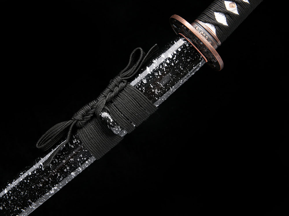 Ryujin 1045/1060 Carbon Steel Folded 'Damascus Demon Tooth' Art Sword 7