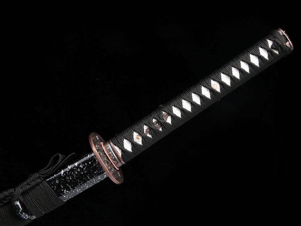 Ryujin 1045/1060 Carbon Steel Folded 'Damascus Demon Tooth' Art Sword 8
