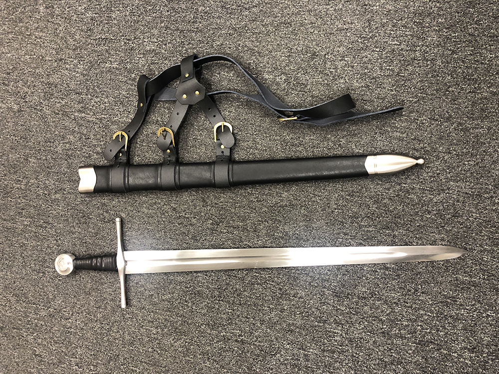 65MN Spring Steel 13th Century Knightly Arming Sword