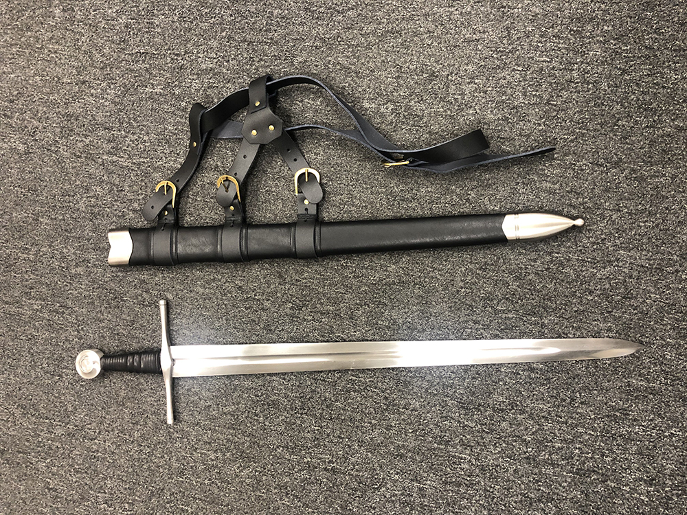 Ryujin 65MN Spring Steel 13th Century Knightly Arming Sword