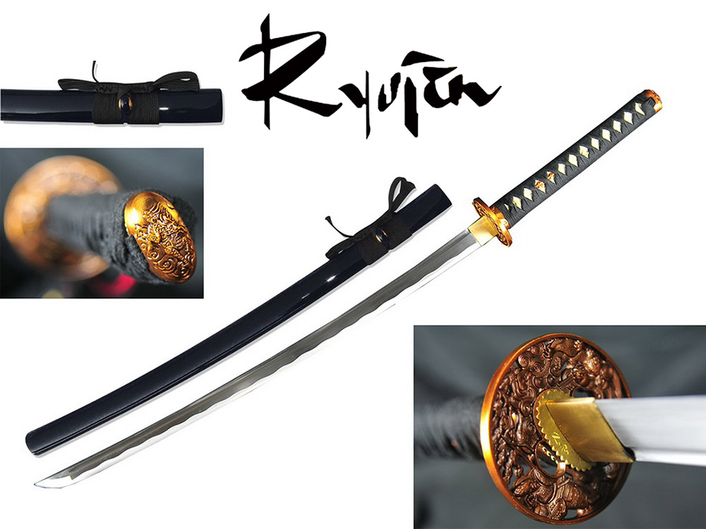 Ryujin 1045 Carbon Steel 'Shining Clouds' Art Sword