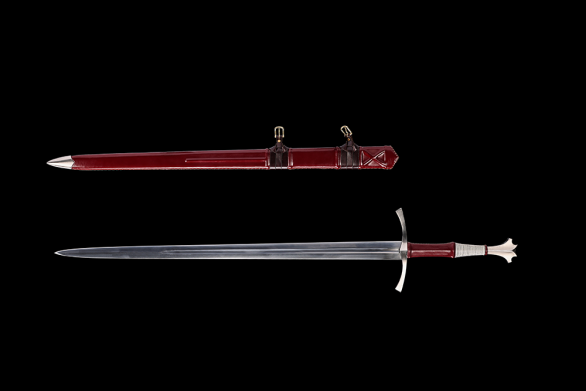 Swordier XIVa Type Medieval Longsword with Genuine Leather Scabbard