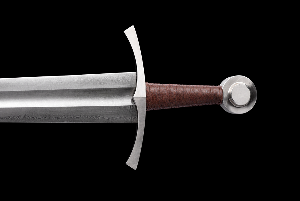 Swordier Damascus Steel Arming Sword - Model 1 5