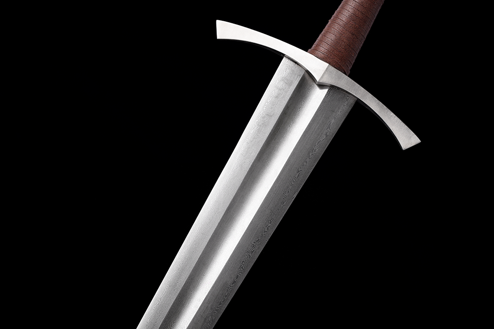 Swordier Damascus Steel Arming Sword - Model 1 6