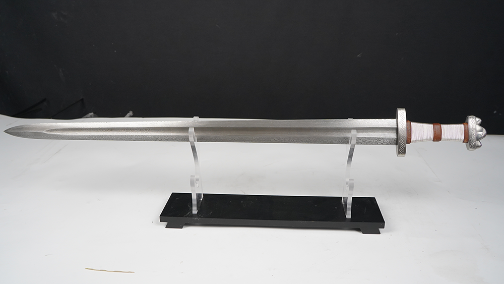 Swordier Pattern Welded Steel Viking Sword with wire wrap handle 5