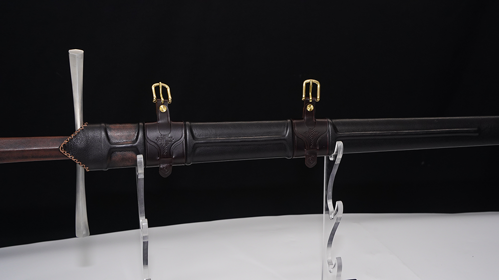 Swordier Type XVIIIb Medieval Hand and Half Sword with Genuine Leather Scabbard 12
