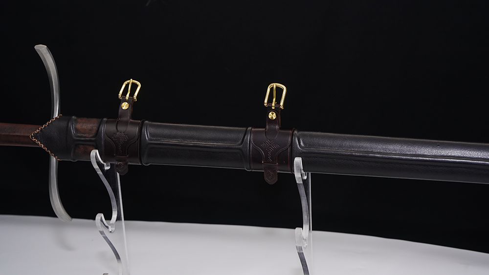 Swordier Type XVIIIb Medieval Hand and Half Sword with Genuine Leather Scabbard 13