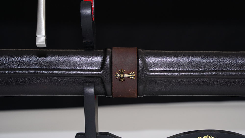 Swordier Fantasy Longsword with Genuine Leather Scabbard 11