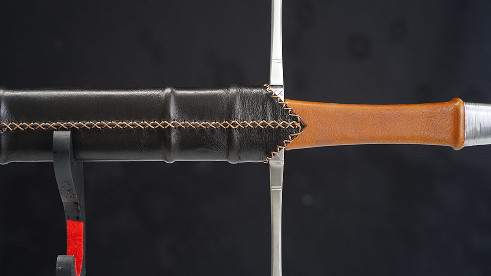 Swordier Fantasy Longsword with Genuine Leather Scabbard 13
