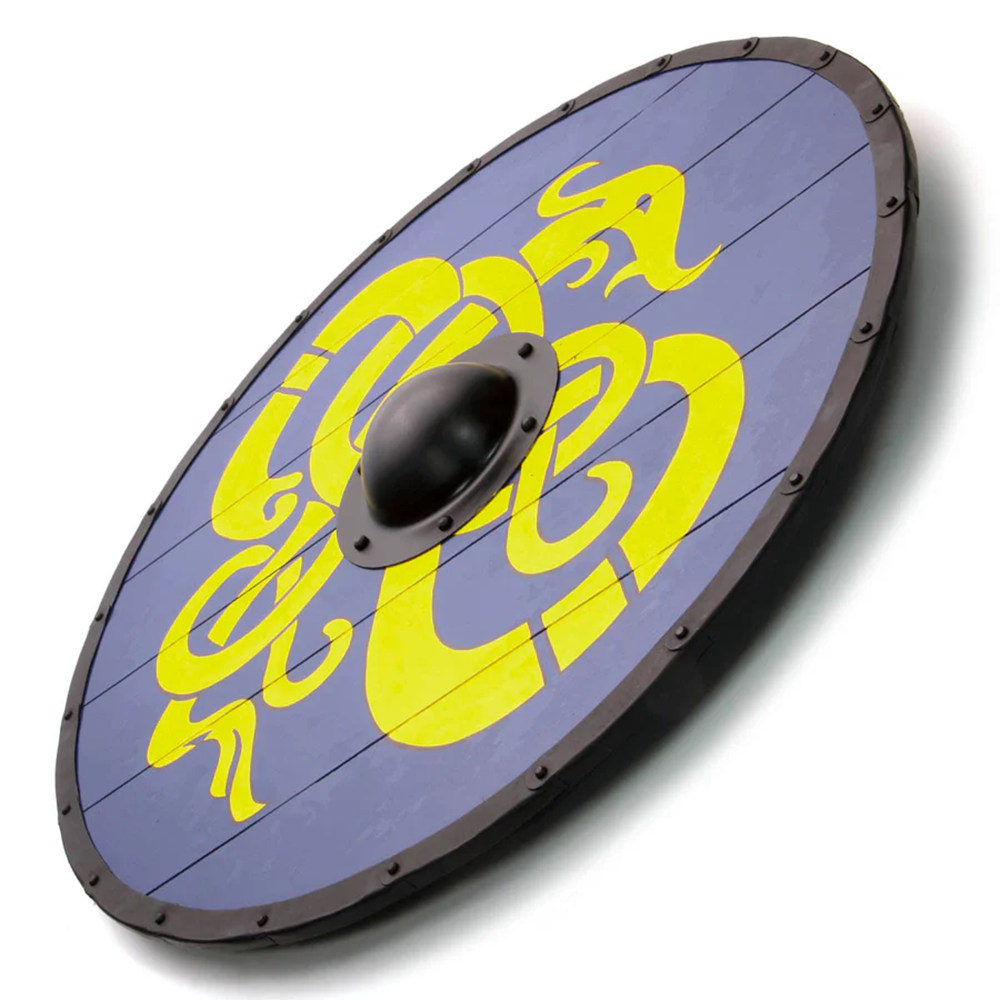 Windlass Steelcrafts Wooden Viking Dragon Shield 1