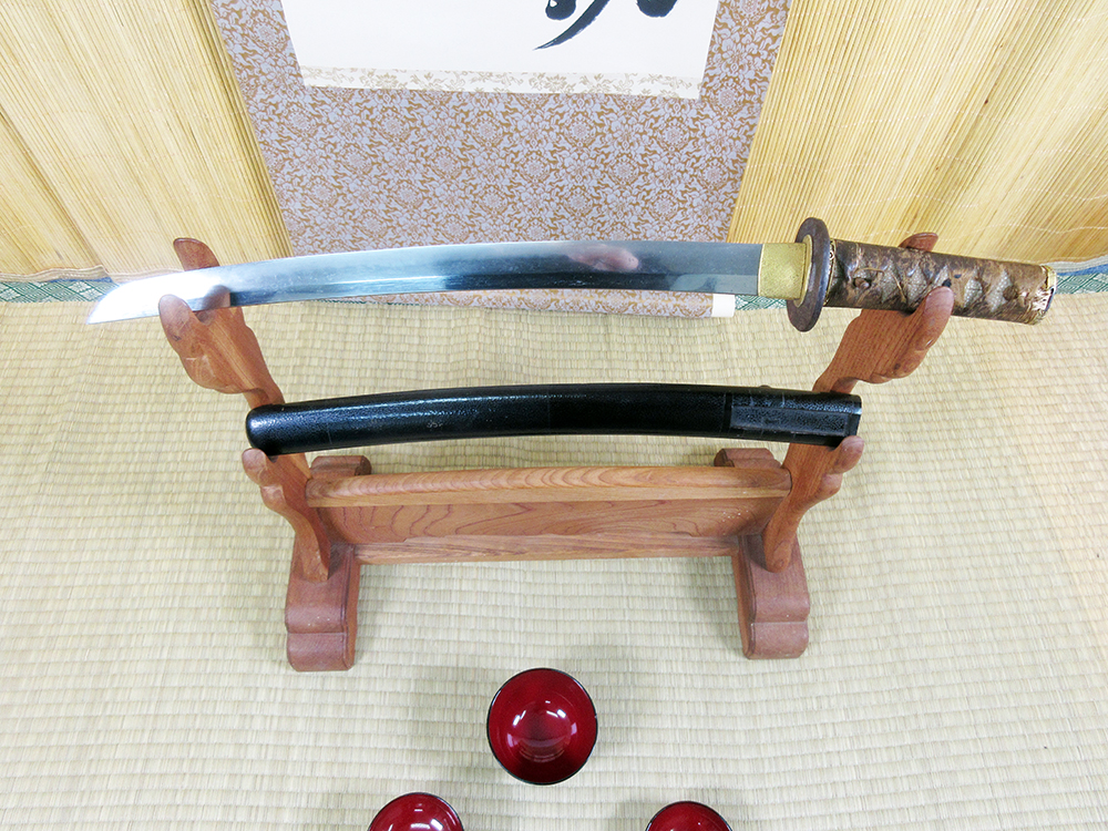 BoJ Wakizashi #002: Antique Kago no Kami Fujiwara Sadohiro 83968 1