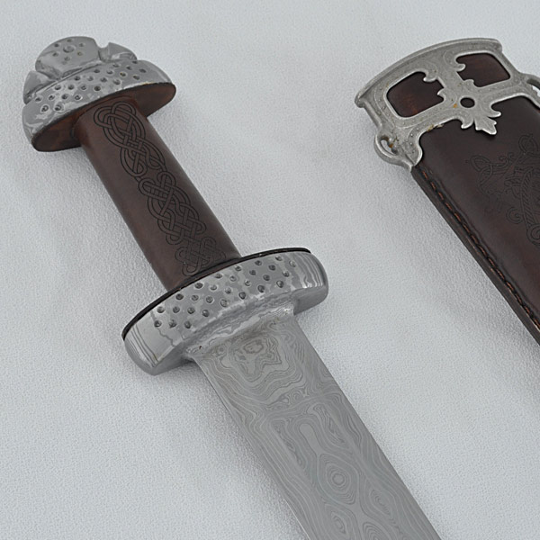 Espada Vikinga Trondheim - Acero Damasco - Hanwei - +queespadas