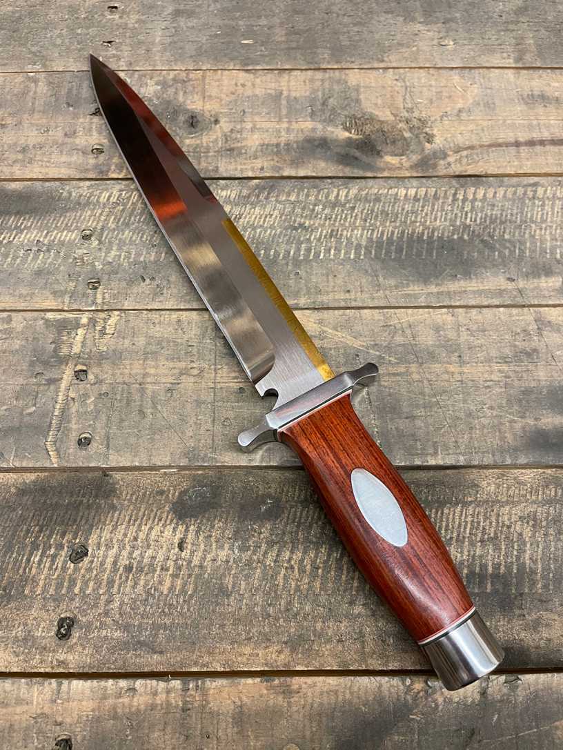 9cr14mov Stainless Steel Drop Point Hunting Knife 2