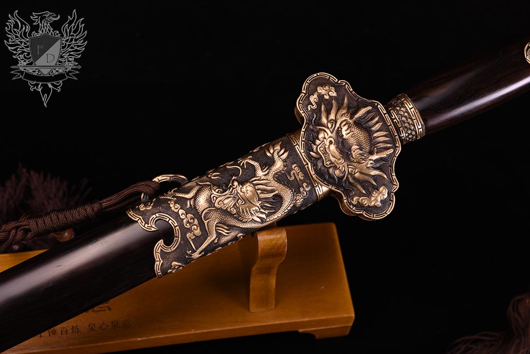 Forge Direct Black Ebony Dragon Jian