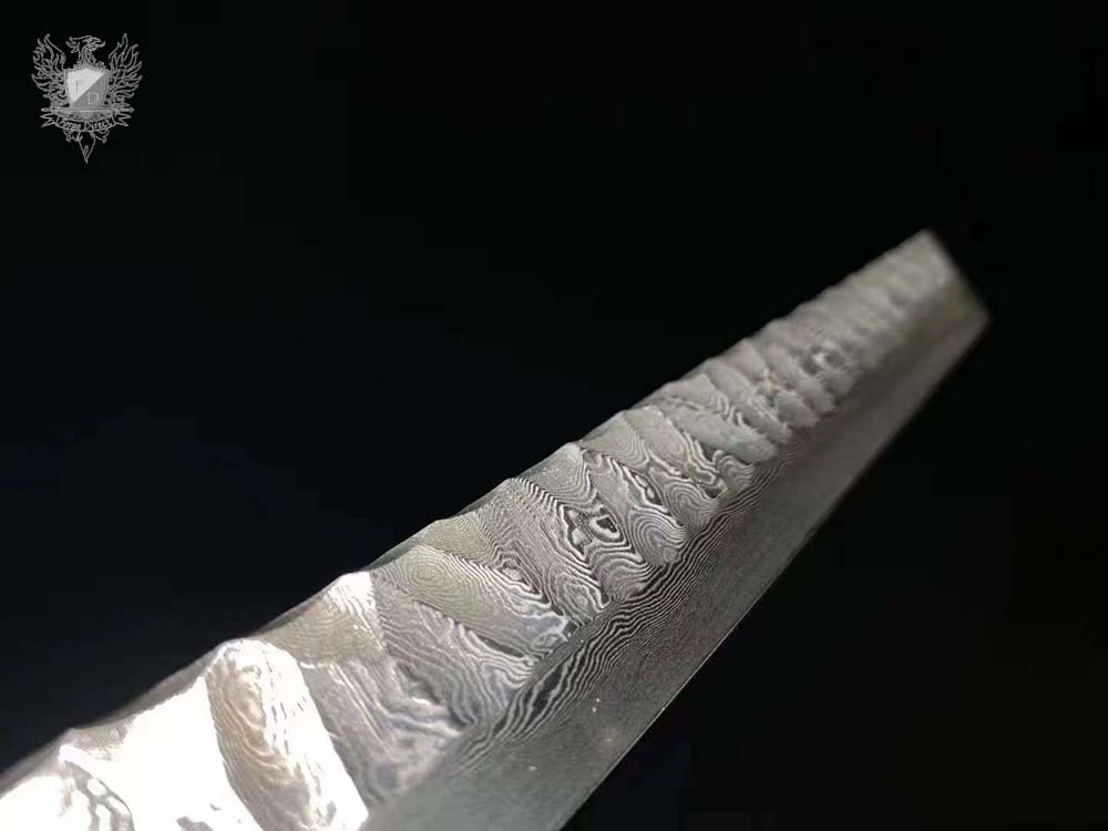 Forge Direct Damascus Chinese Proto-Tanto 3